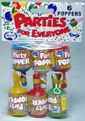 PARTY POPPERS ALPEN 6'S