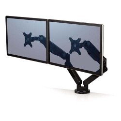 SP- MONITOR ARM FELLOWES PLATINUM SERIES DUAL BLACK