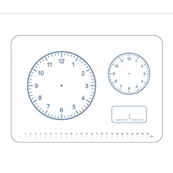 SP- WHITEBOARD JPM A4 EDUCATIONAL CLOCKS