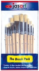 PAINT BRUSH JASART THE BRUSH PACK (10)