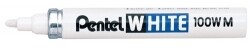 MARKER PENTEL 100W-M BULLET WHITE