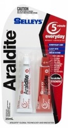 GLUE SELLEYS 5 MIN ARALDITE 35ML H/SELL