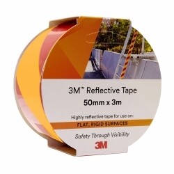 REFLECTIVE TAPE 3M 50MMX3M 7930 YELLOW/RED
