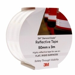 REFLECTIVE TAPE 3M 50MMX3M 983-10 DIAMOND GRADE WHITE