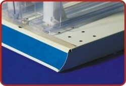 SP- ADHESIVE TAPE RAIL FOR METAL WOOD OR GLASS SHELVES