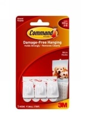 HOOK COMMAND MICRO WHITE 17066