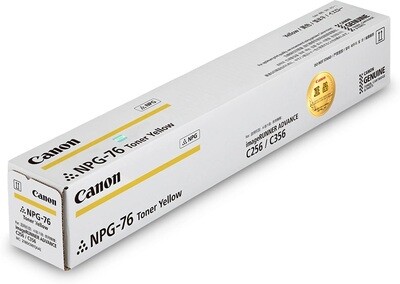 Canon NPG76 GPR58 TG76 TG58 Yellow Toner Cartridge 18,000 Pages