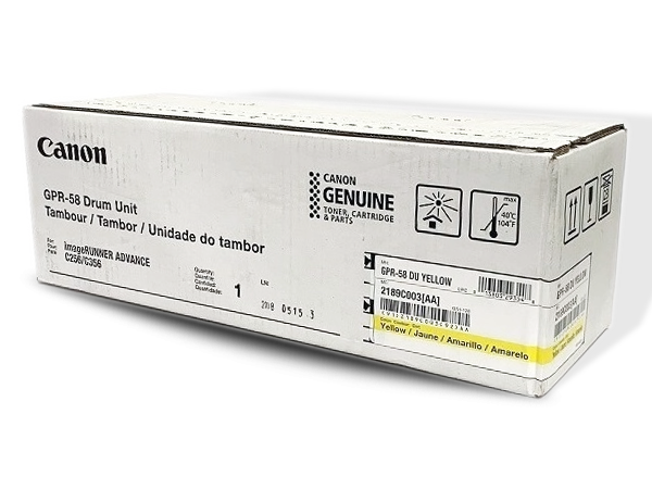 Canon NPG-76 NPG76Y GPR-58 GPR58Y DG76Y Yellow Drum Cartridge 45,500 Pages 2189C001AA