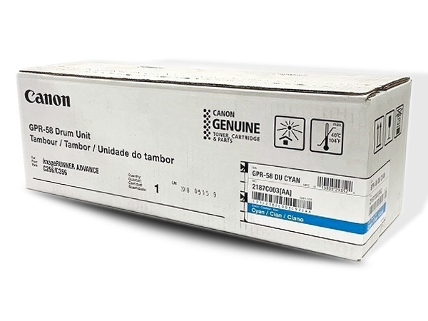 Canon NPG-76 NPG76C GPR-58 GPR58C DG76C Cyan Drum Cartridge 45,500 Pages 2187C001AA