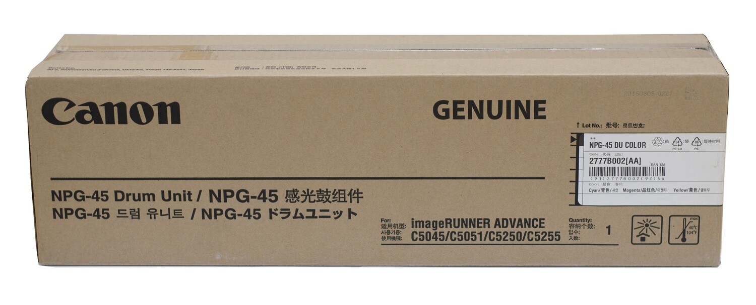 Genuine Canon NPG-45 Colour Drum Unit 2777B002AA