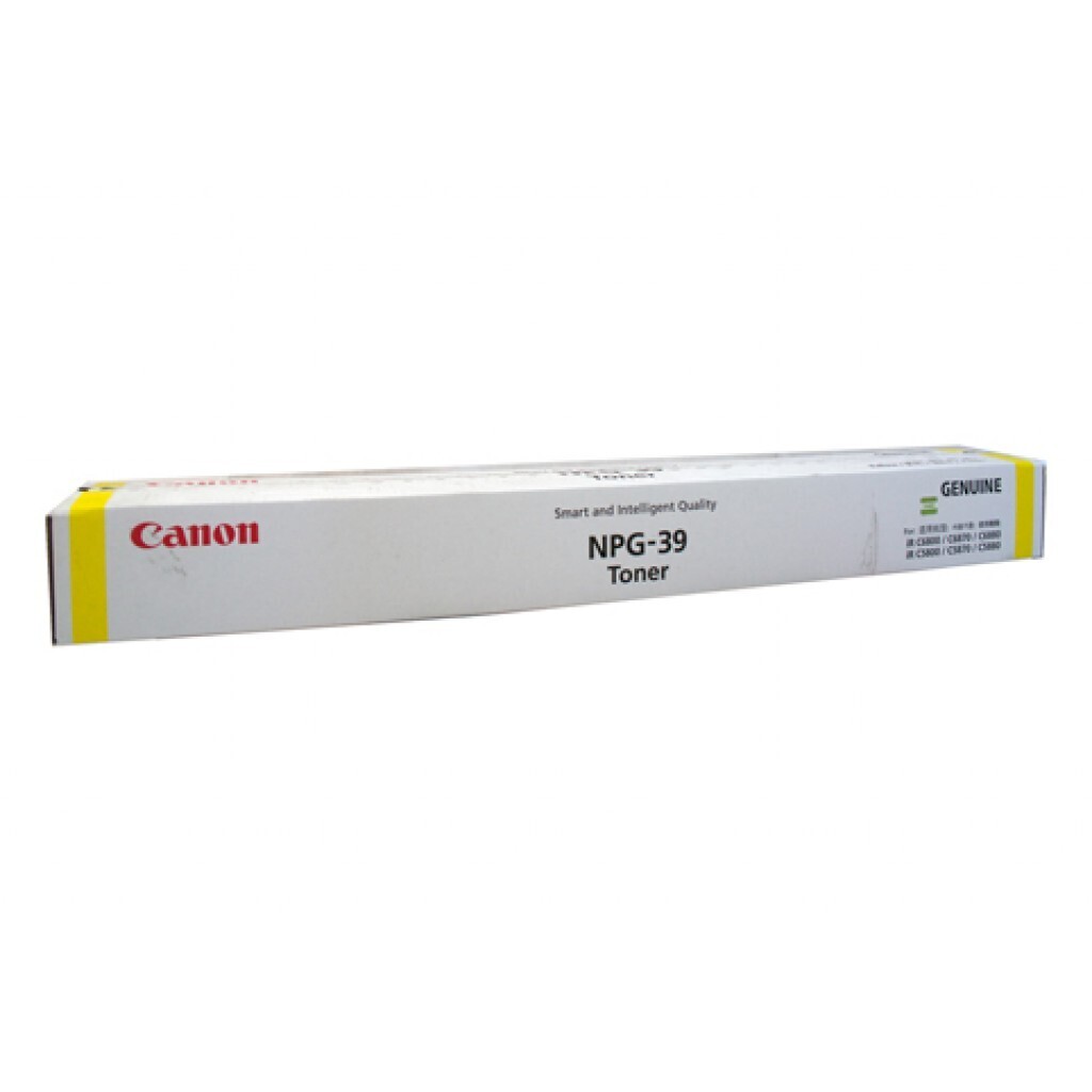 Canon TG39Y GPR14 Yellow Genuine Toner Cartridge 9,500 Prints