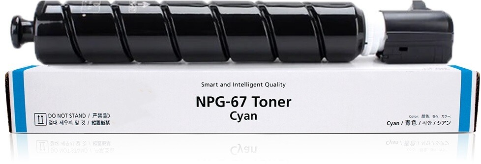 Canon TG67C GPR53 NPG-67 Cyan Compatible Toner Cartridge 19,000 Prints