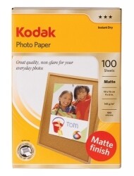 PAPER PHOTO KODAK 4X6 PK100 120GSM EVERYDAY MATTE