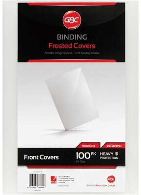 SP- BINDING COVER GBC A4 POLYCOVER FROSTED PK100