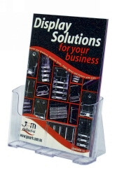 BROCHURE HOLDER DEFLECT-O A4 F/S WALL MOUNT 77001