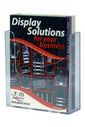 BROCHURE HOLDER DEFLECTO A4 EXTRA CAP WALL MOUNT 39103