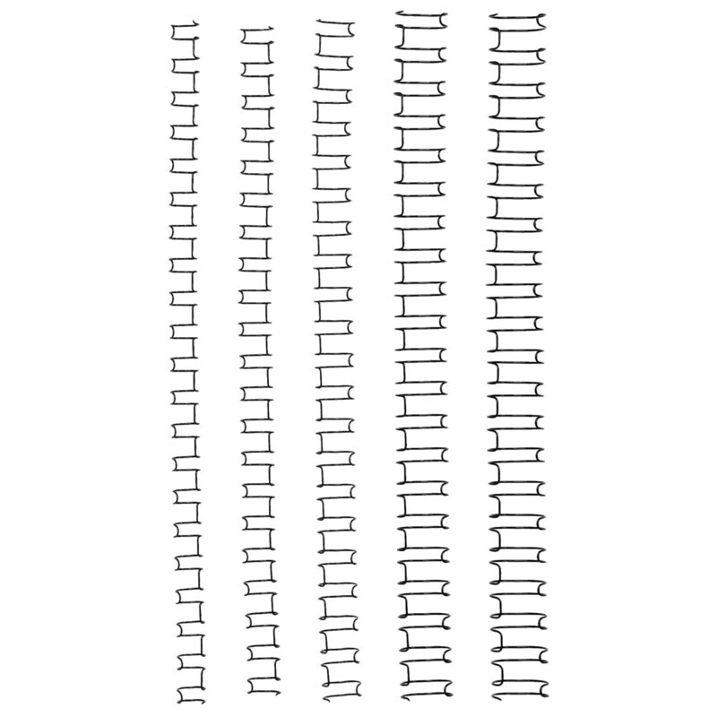 SP- BINDING COMBS GBC 10MM 21 LOOP WIRE BLACK PK100