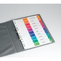 DIVIDERS AVERY A4 L7411-12 READYINDEX 1-12