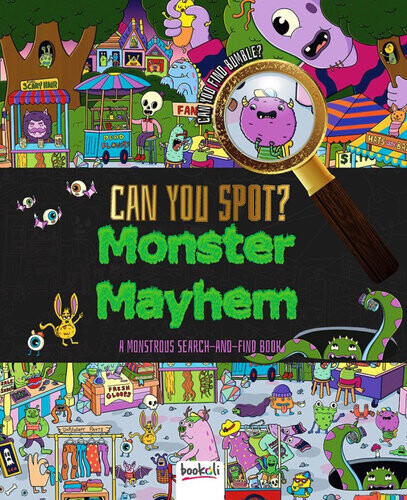 BOOK CHILDRENS CAN YOU SPOT MONSTER MAYHEM 36 PAGES