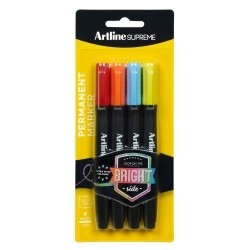 MARKER ARTLINE SUPREME 1.0MM KALEIDOSCOPE ASST PK4