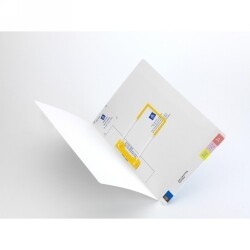 FILE LATERAL AVERY FSC FITTED WITH TUBECLIP WHITE