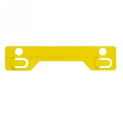 TUBECLIP AVERY COMPRESSOR BAR ONLY YELLOW PK25