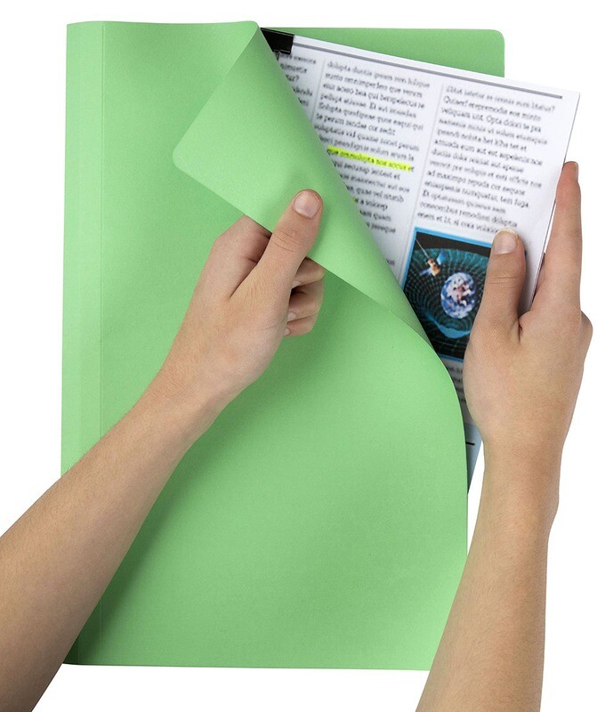 MANILLA FOLDER MARBIG F/C LIGHT GREEN BX100