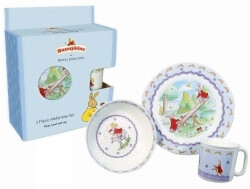 BABY GIFT BUNNYKINS 3 PIECE SET SHINING STARS BLUE