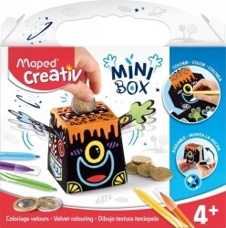 CRAFT MAPED CREATIV VELVET COLOURING MINI MONEY BOX