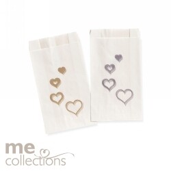 WEDDING CAKE BAGS ME MULTI HEARTS GOLD