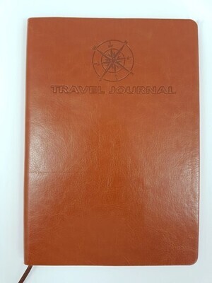 JOURNAL TRAVEL OZCORP A5 SOFT COVER TAN