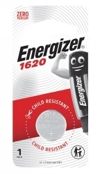 BATTERY ENERGIZER CAL/WATCH/GAMES #CR1620BP1 3V