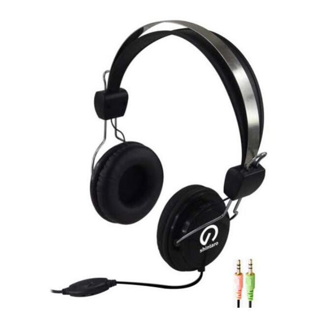 HEADSET SHINTARO WITH INLINE MICROPHONE DUAL JACK