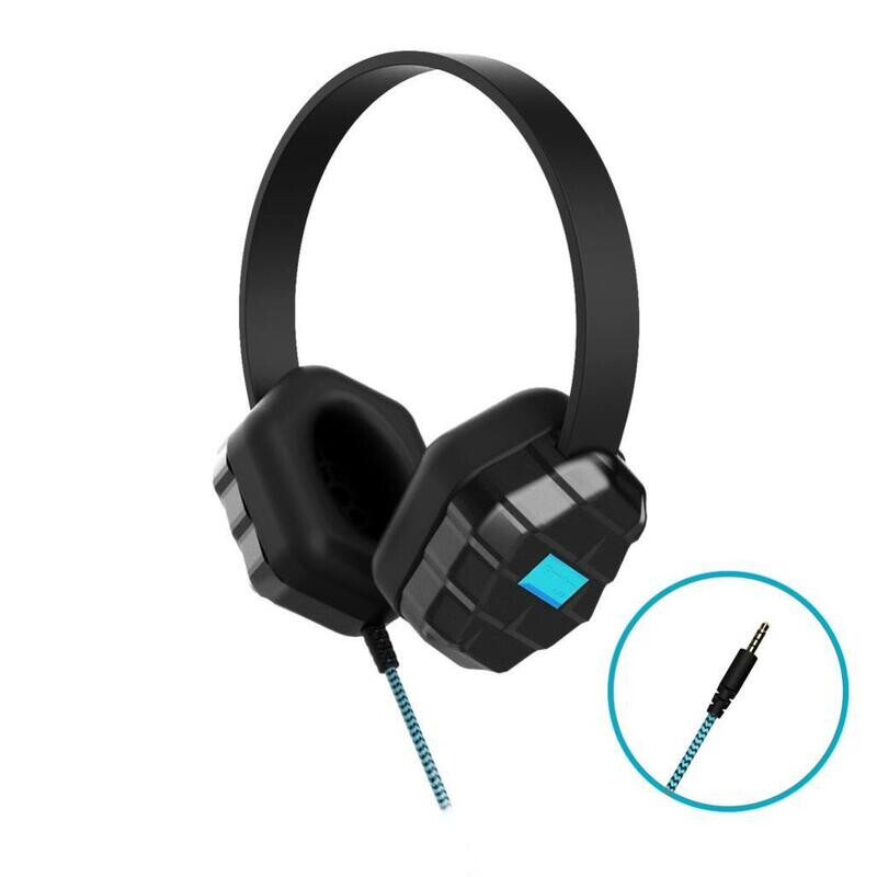 HEADPHONES GUMDROP RUGGED B1 3.5MM JACK