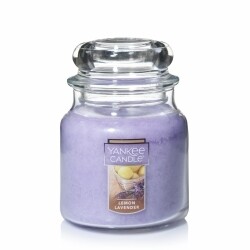CANDLE YANKEE CLASSIC MEDIUM JAR LEMON LAVENDER