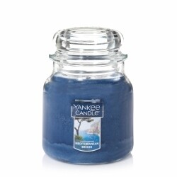 CANDLE YANKEE CLASSIC MEDIUM JAR MEDITERRANEAN BREEZE