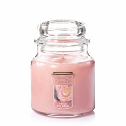 CANDLE YANKEE CLASSIC MEDIUM JAR FRESH CUT ROSES