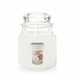 CANDLE YANKEE CLASSIC MEDIUM JAR COCONUT BEACH