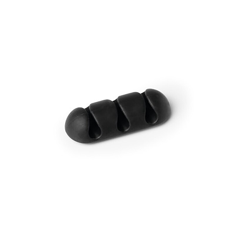 SP- CABLE CLIPS DURABLE CAVOLINE SELF ADH 3 GRAPHITE PK2