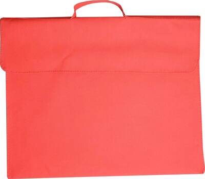 LIBRARY BAG OSMER 370X300MM POLYESTER 600D RED