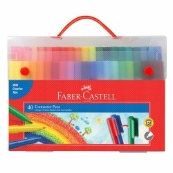 MARKER FABER-CASTELL CONNECTOR GIFT CASE OF 40