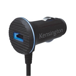 CAR CHARGER KENSINGTON POWERBOLT 3.4 AMP LIGHTNING BLACK