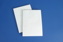 SP- SCRIBBLERS OLYMPIC A5 RULED BANK 100 LEAF
