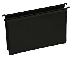 SUSPENSION FILE C/LAND EXECUTIVE H/DUTY PP 76MM CAP BLACK PK5