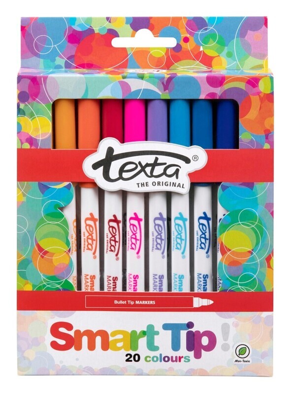 MARKER TEXTA SMART TIP ASST WLT20