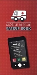 SP- ADDRESS BOOK OZCORP 90X170MM MOBILE RESCUE BACKUP MONTHLY PLANNER