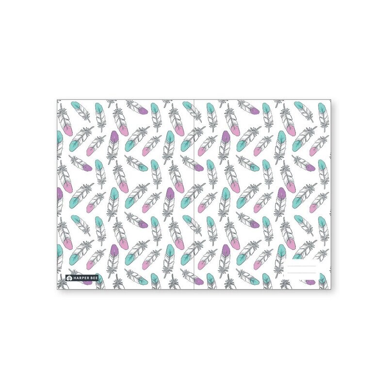 BOOK COVERS SCHOOL BUZZ SCRAPBOOK 340X250MM FEATHERS