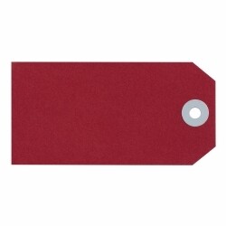 SP- SHIPPING TAGS AVERY SIZE 5 RED BX1000