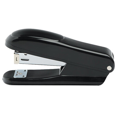 STAPLER MARBIG ENVIRO HALF STRIP 15 SHEET CAP BLACK