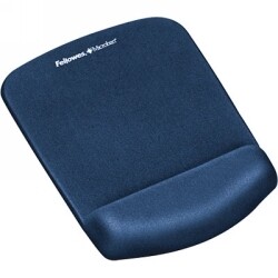 MOUSE PAD WRIST SUPPORT PLUSH TOUCH LYCRA BLUE (FELLOWES)